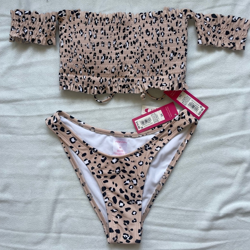 Cheetah print bikini